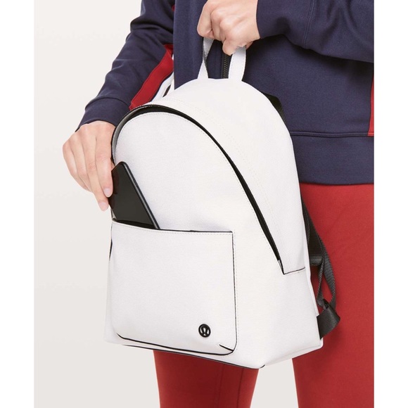 lululemon backpack white